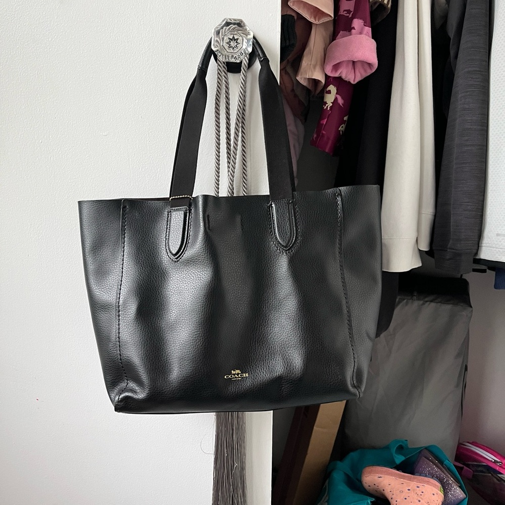 Coach leather tote